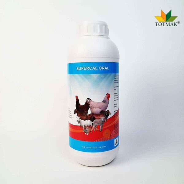 Supercal Oral calcium supplement for poultry and livestock — prevents milk fever, rickets and soft-shelled eggs