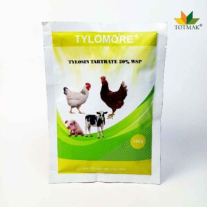 Tylomore Tylosin macrolide antibiotic for CRD, sinusitis and bacterial infections in poultry and livestock