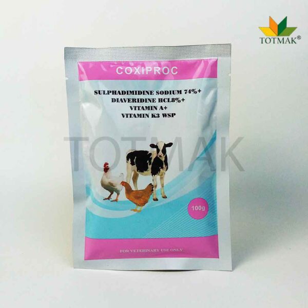 Coxiproc anticoccidial for poultry and livestock treatment
