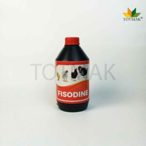 Fisodine poultry supplement for digestion and viral disease control