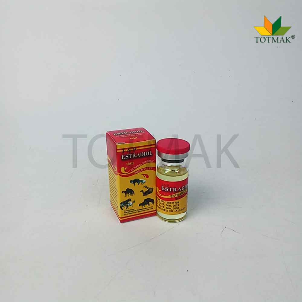 Estradiol Injection for stimulating oestrus, ovulation and improving fertility in female livestock