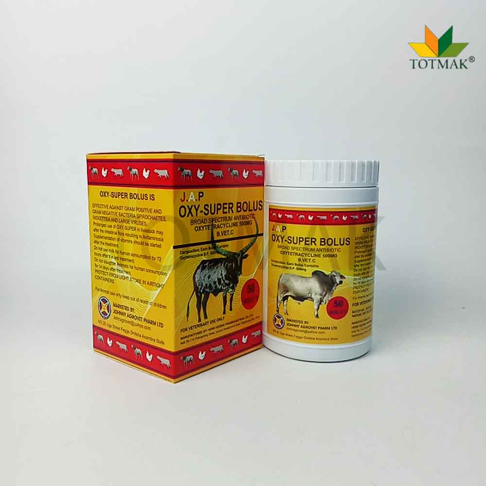 Oxytetracycline Bolus broad-spectrum antibiotic for treating bacterial infections in cattle and livestock