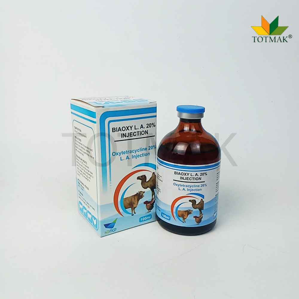 Biaoxy L.A. 20% Injection long-acting antibiotic for respiratory, urinary tract and bacterial infections in livestock