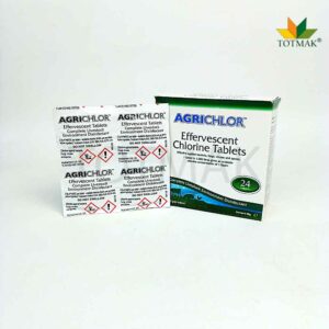 Agrichlor effervescent chlorine tablets for livestock farm disinfection