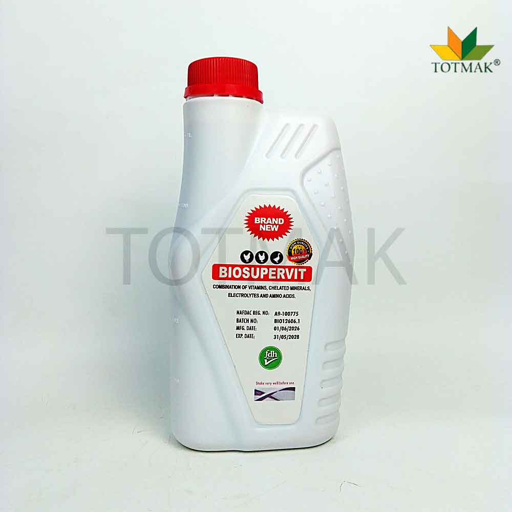 Biosupervit oral vitamin mineral electrolyte and amino acid supplement for poultry