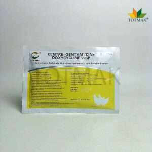 Centre Gentamycin Doxycycline for respiratory and gastrointestinal infections in poultry and livestock