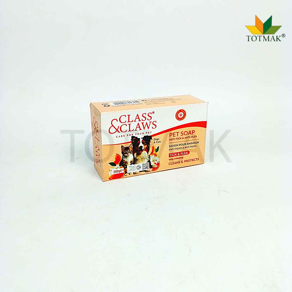 Class and Claws Pet Soap for deep cleaning flea tick and skin protection