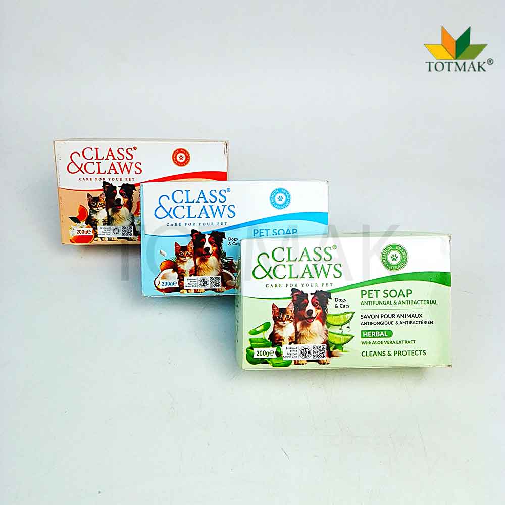 Class and Claws Pet Soap for deep cleaning flea tick and skin protection