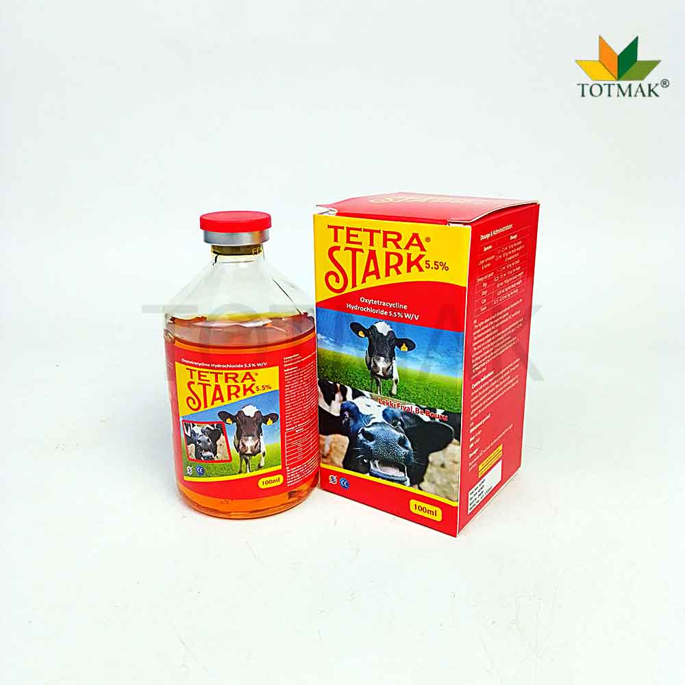 Tetrastark 5.5% Injection broad-spectrum antibiotic for veterinary bacterial infections