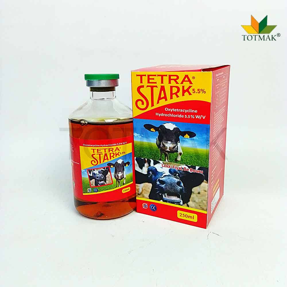 Tetrastark 5.5% Injection broad-spectrum antibiotic for veterinary bacterial infections